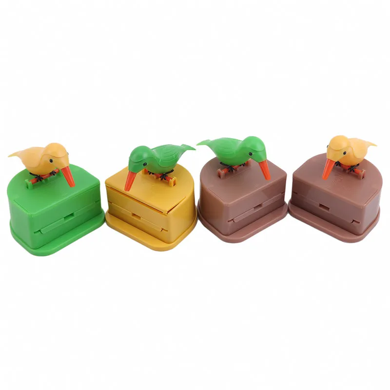 

Automatic Pop-Up Bird Toothpick Tube Toothpick Storage Plastic Box Living Room Decoration Supplies