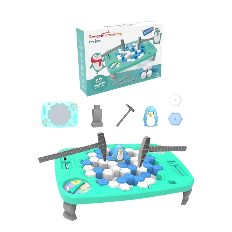 

Table Ice Breaker Game Save Penguin On Ice Block Funny Trap Game Rescue The Penguins Beat The Penguin Ice Breaking Toy