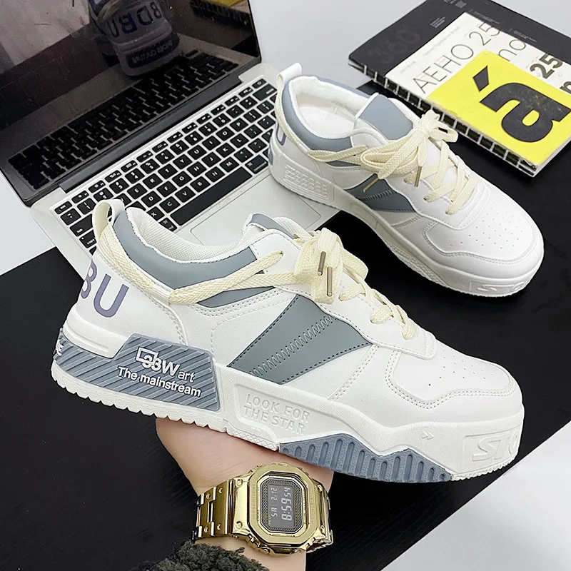 

Men Shoes Sneakers Harajuku Ulzzang Casual Men's Fashion Board Shoes Lace Up Men Sports Shoes Zapatillas Hombre Chaussure Homme