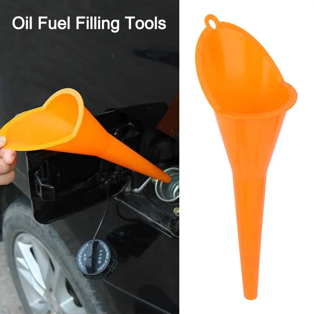 Автомобильная Воронка Для Заливки С Длинным Стержнем Пластиковый Сифон Без