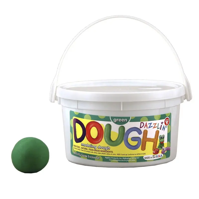 

Dazzlin' Dough, Green, 3 lb. Tub, Pack of 3