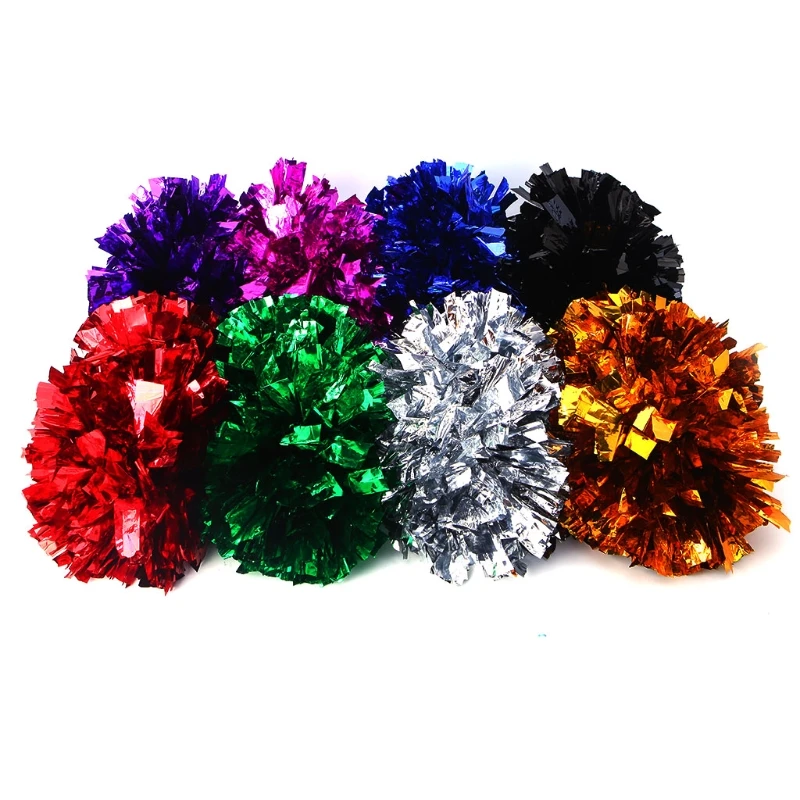 

2022 New Handheld Pom Poms Cheerleader Cheerleading Cheer Dance Party Football Club Decor