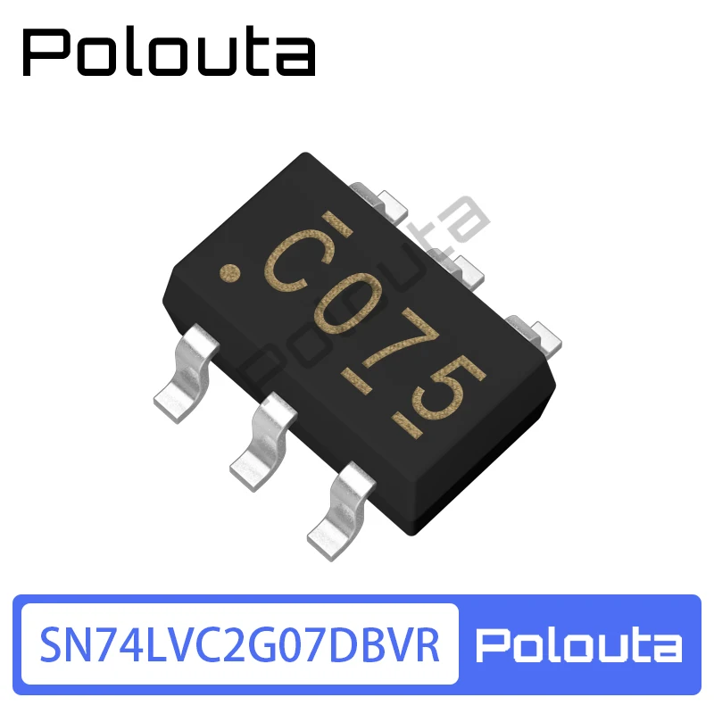2 шт. SN74LVC2G07DBVR SOT-23-6 утечки открытый выход двухканальный буферный чип Polouta
