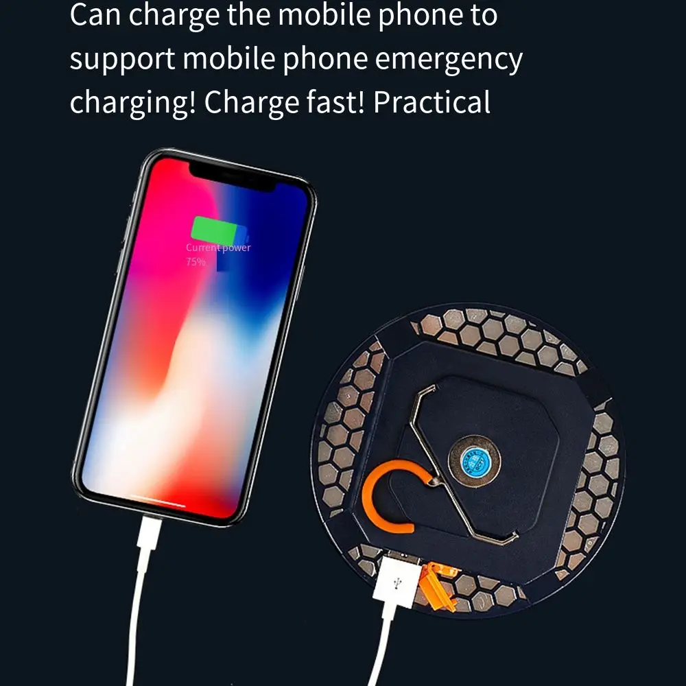 Перезаряжаемый фонарь для кемпинга сильный магнит светодиодный портативный