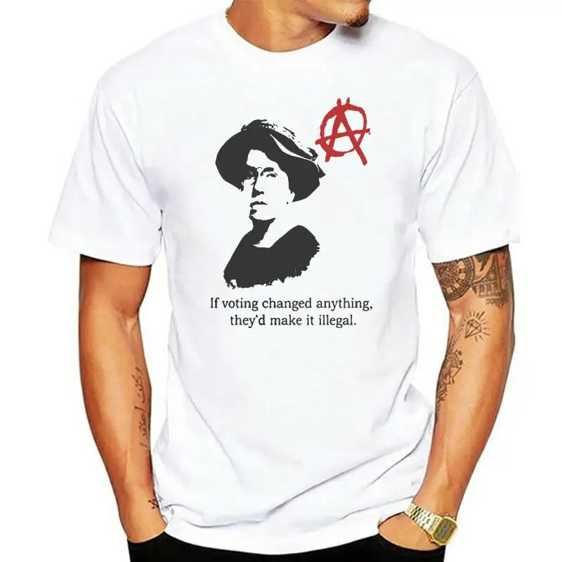 

Футболка на заказ с Эммой Голдман, анархист, Анархизм, панк, размер S - Xxxl