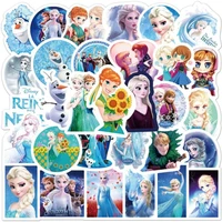 103050pcs disney cartoon frozen elsa and anna for kids stickers on laptop luggage motorcycle bicycle mixed sticker cartoon toy