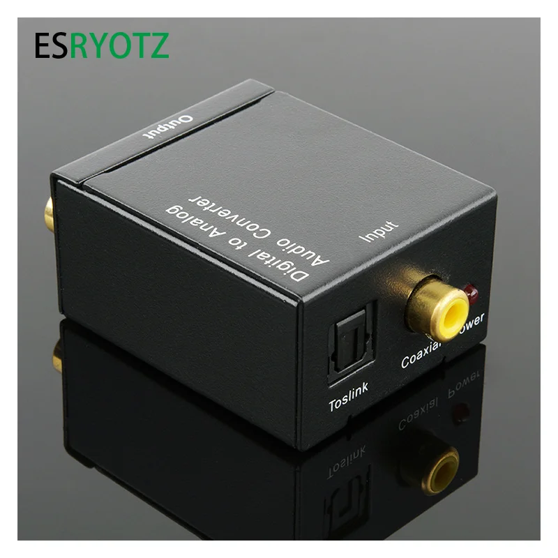 Цифровой коаксиальный сигнал RCA в аналоговый DAC SPDIF Stereo для DVR XVR 2 аудиоконвертер и