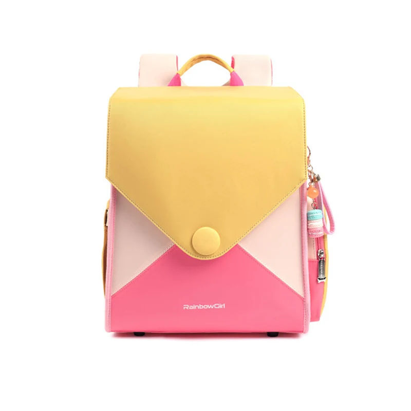 New Kids School Bags for Teenage Girl Children Backpack Waterproof Candy Color School Backpack Girl Kids Backpack Girls Kids Bag