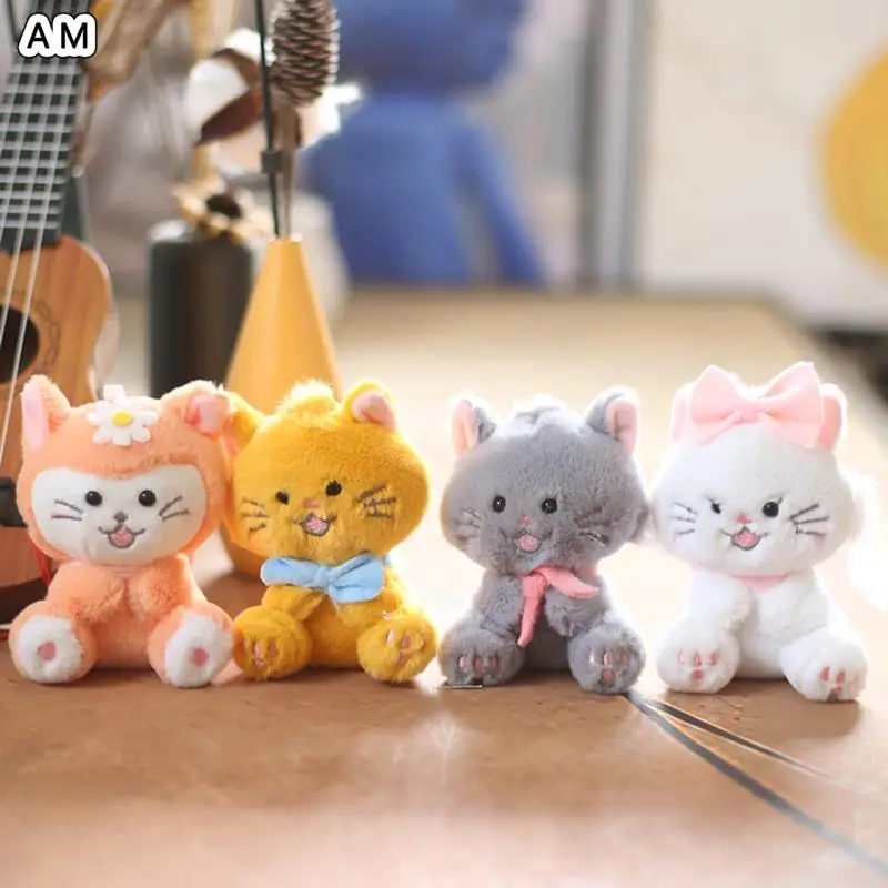 

1Pc Plush Toys Animal Children Toys Key Chain Stuffed 11cm Cat Pendant Kawaii Dolls Kids Child Christmas Gifts Bag Doll