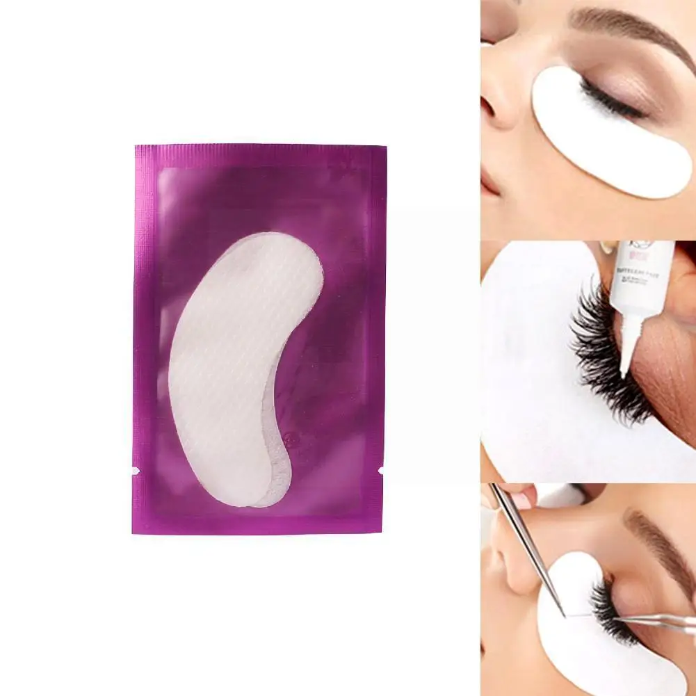 

1pair Of Eyelash Pad Gel Patches Grafted Under The Eyelashes Eye Patch For Eyelash Extension Paper Stickers Makeup Tools A6c3