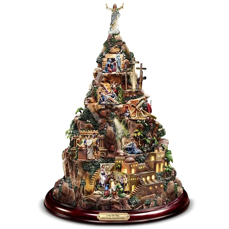 

A Celebration of His Infinite Love Jesus Nativity Story Wall Sticker Glass Decoration Inspired By Thomas Kinkade