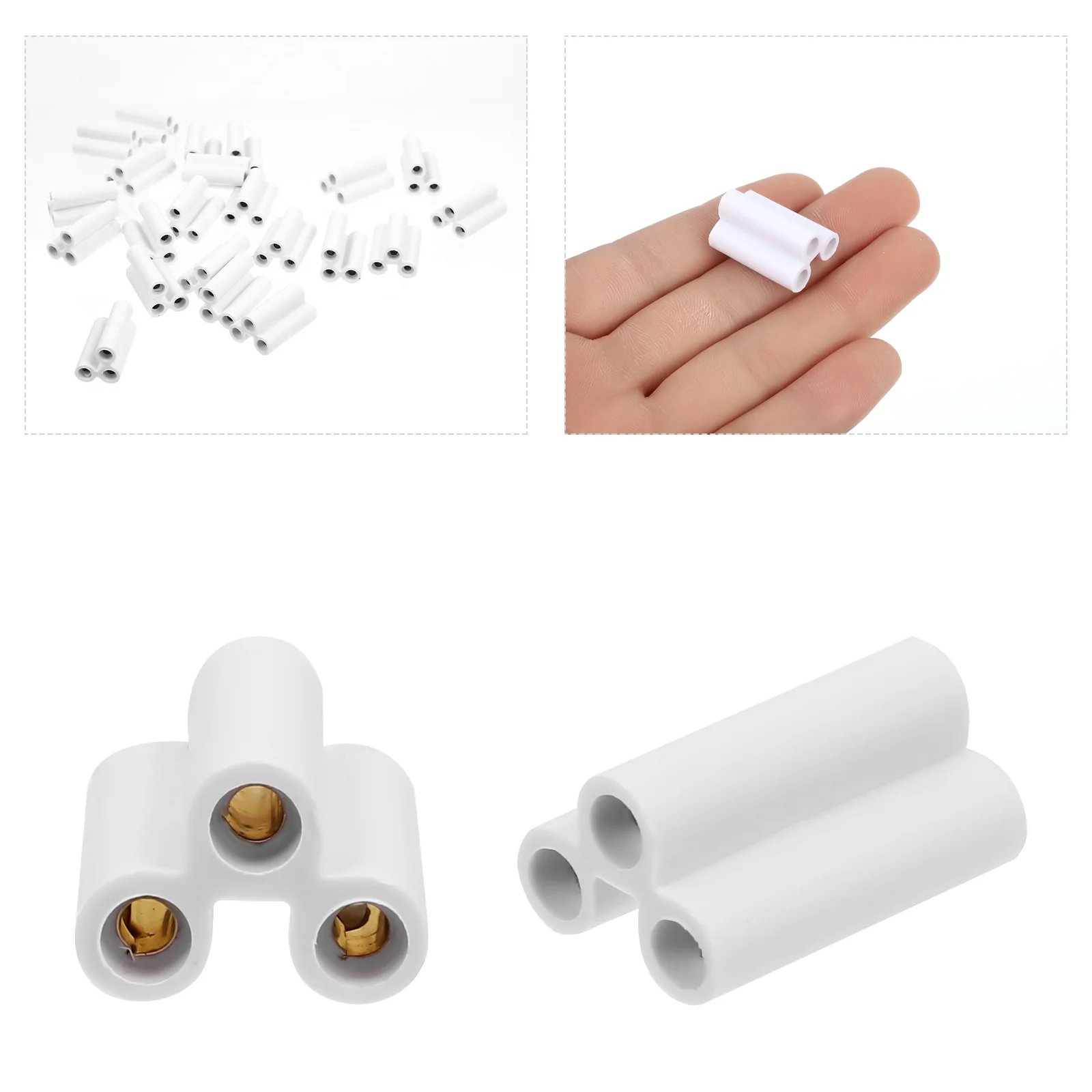 

Connector Lamp Female Led Pin Adapter Light Lights Tubesocket 3Pin Holder End Double Connectors Bulbs Daylight Integrated Bulb