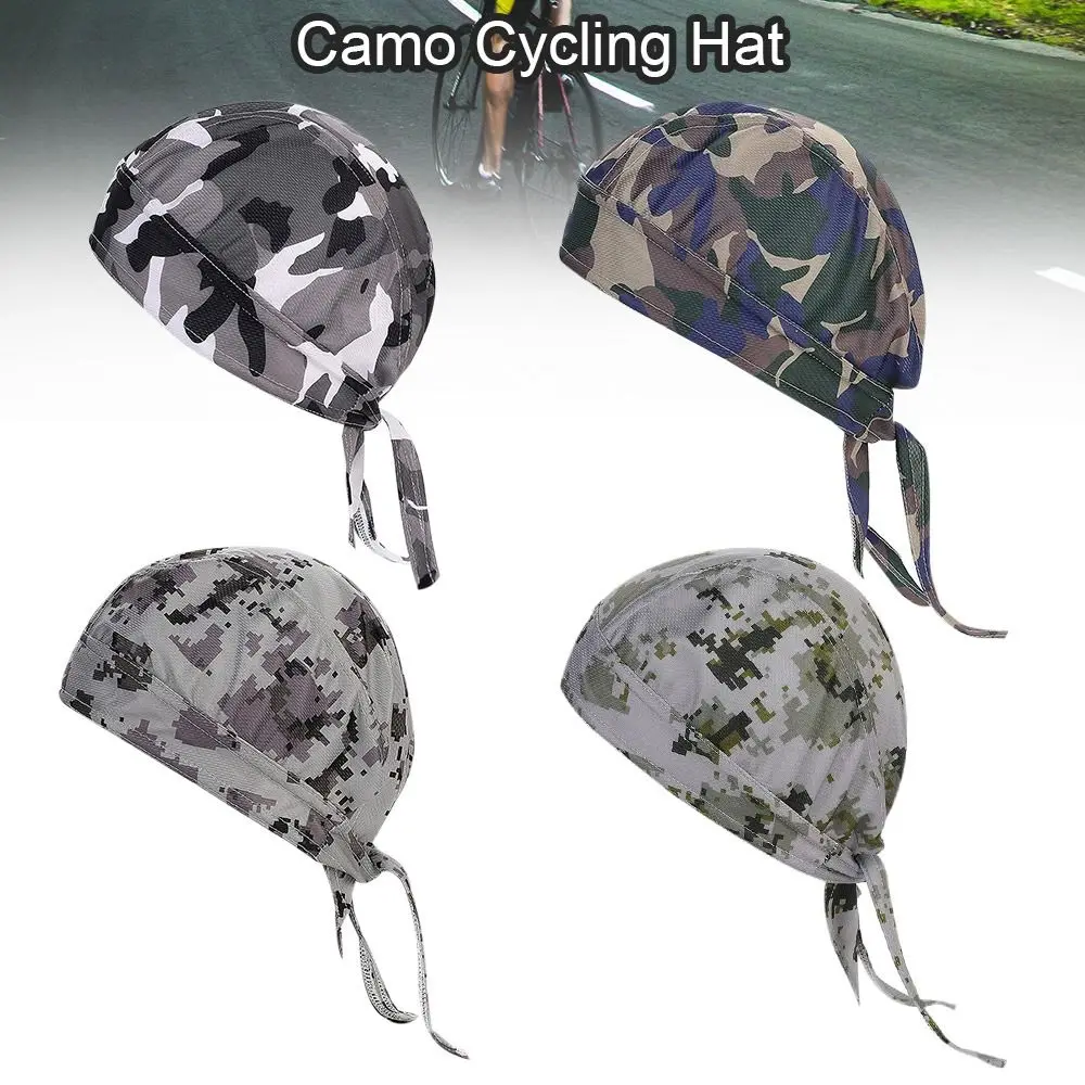 Riding Cap Helmet Liner Camo Cycling Hat