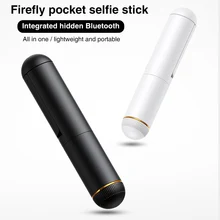 Mini Pocket Selfie Stick Bluetooth Wireless Remote Control Extended Handheld Selfie Stick Phone Stabilizer For iphone Huawei 