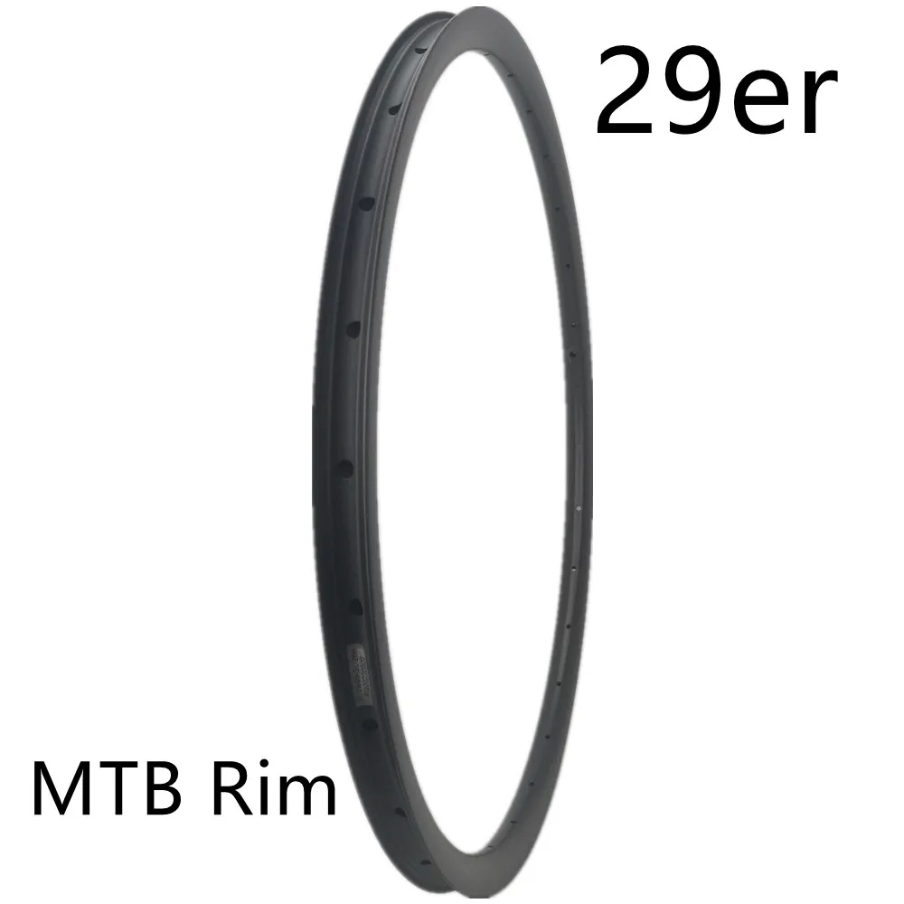 

Super Light Carbon Bicycle Rim 25mm Depth 28mm Width Asymmetric MTB Wheel Rim