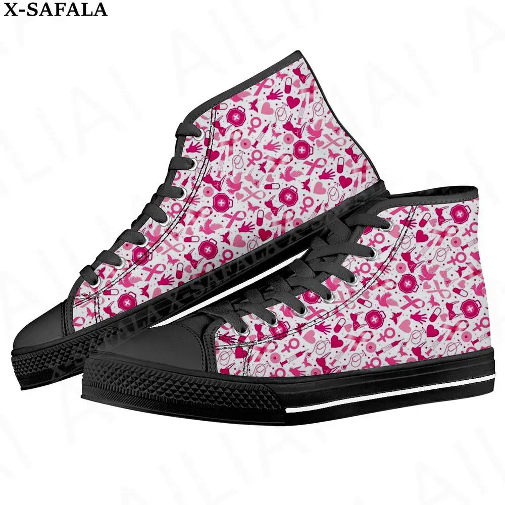 High Top Canvas Shoes Classic Brand Design Men Flats Shoes Lace Up Footwear-5