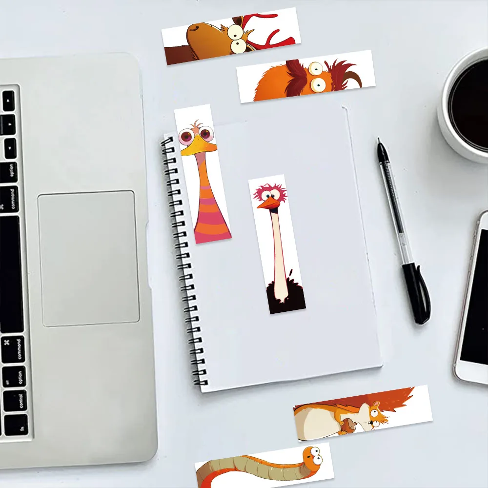 30 шт. закладки с забавными животными креативные подарки для студентов страниц