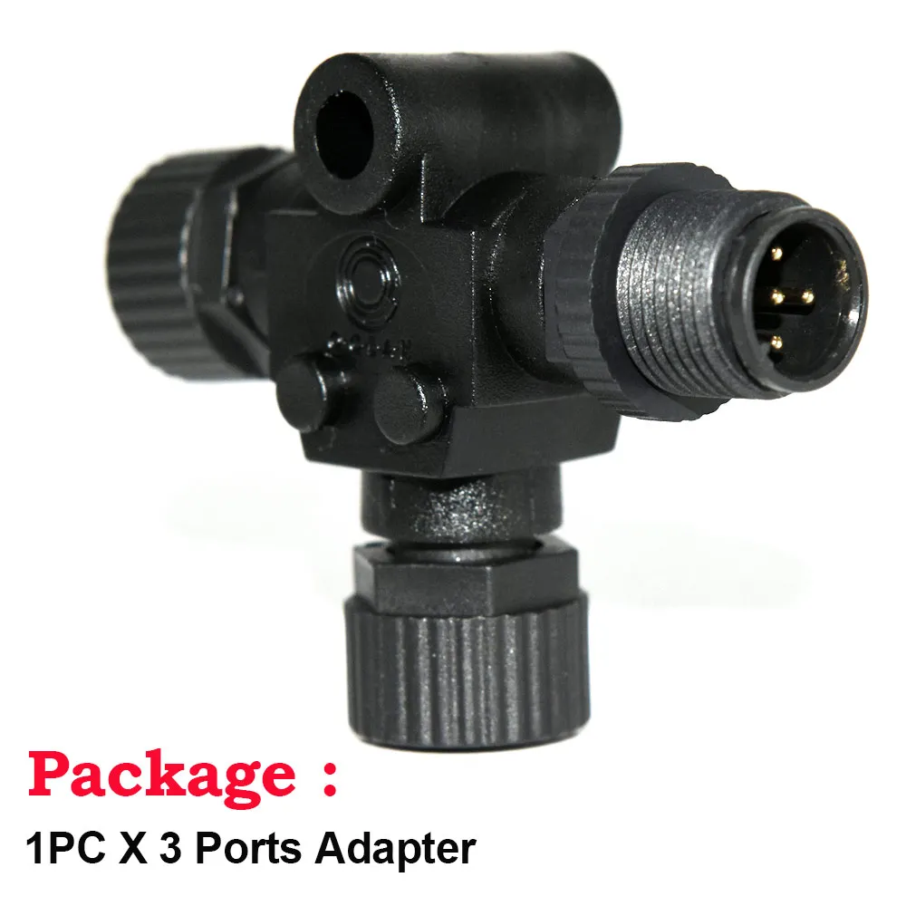 

Кабельный адаптер NMEA 2000 Сеть последовательной передачи Морская лодка Стартовый комплект NMEA 2000 ABS T-типа 5-контактный разъем Кабели-адаптеры 0,5-4 м