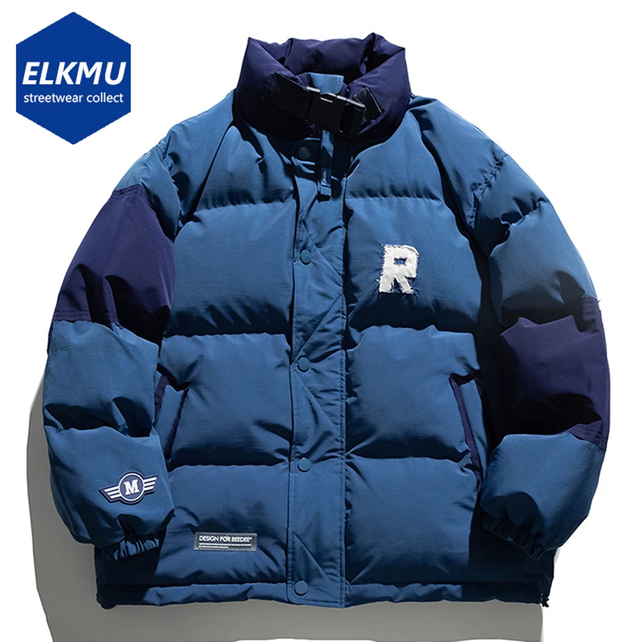 

Men's Winter Jackets Thick Warm Parkas Coat 2022 New Loose Casual Zipper Jacket Harajuku Streetwear Hip Hop Y2K Outwear for Male