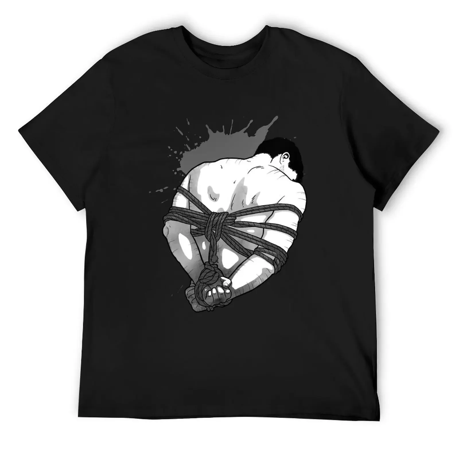 Изображение Shibari-футболка с изображением веревки дешевые вещи фигурки аниме