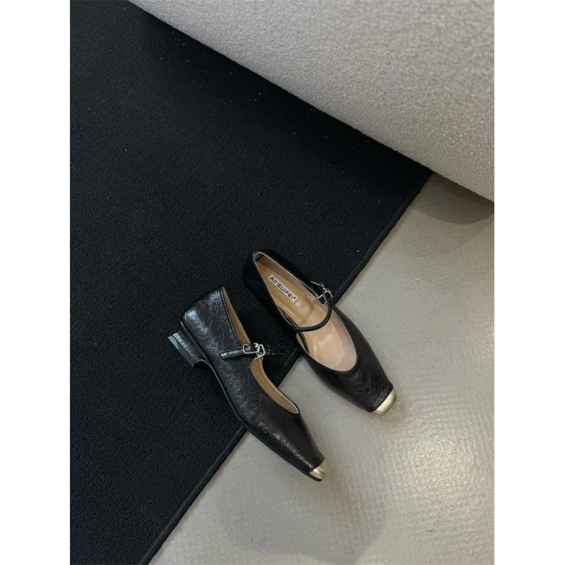 Туфли Темно-синие Туфли-лодочки Массивные сандалии Повседневные туфли на