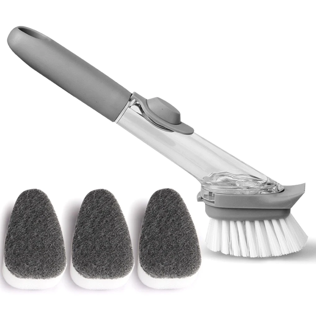 

Многоразовая Чистящая Щетка, переработанная миска, скруббер, губка, чистящие щетки, диспенсер для мытья, бытовая ванная комната