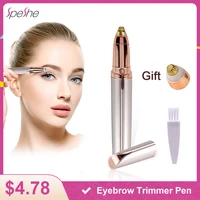 electric eyebrow trimmer pen painless automatic eyebrow trimmer for women eyebrow epilator trimmer body hair remover shaver