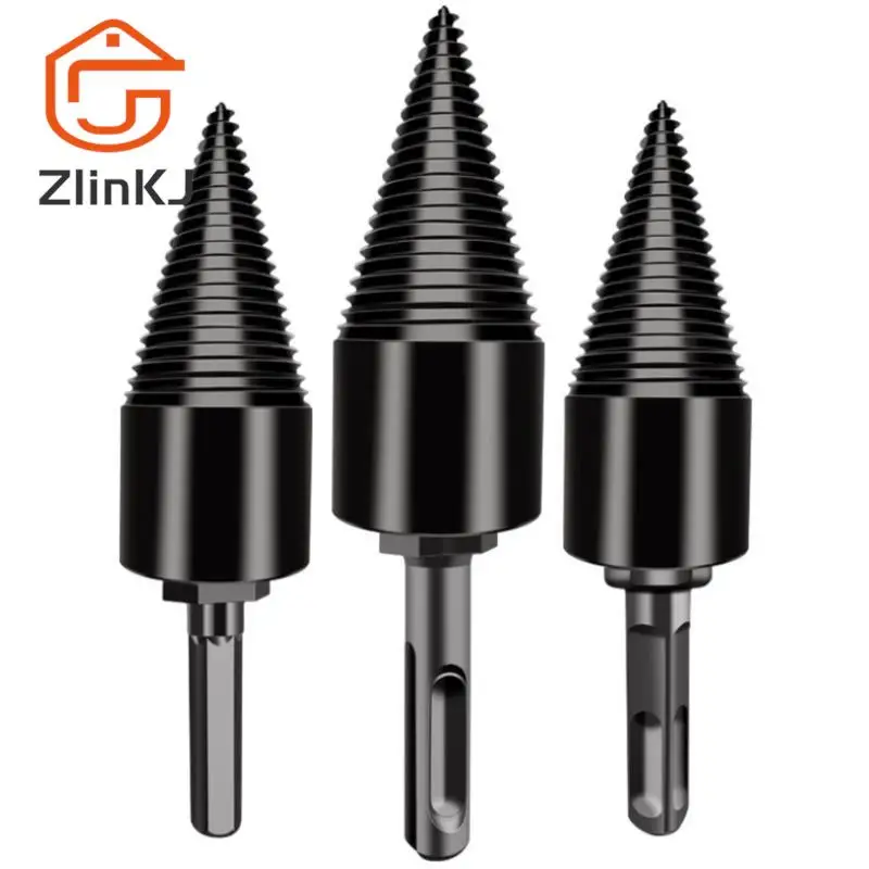 Firewood Chop Wood Drill Bit Splitting Tool Splitting Cone Log Splitters Wood Breaking machine Wood breaker Firewood chopper