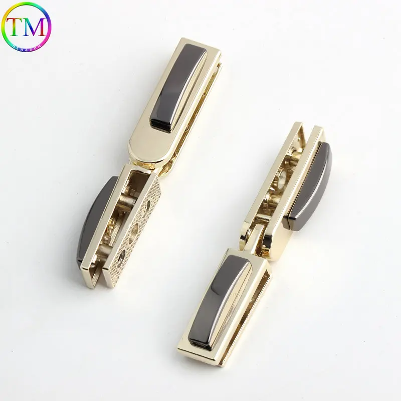 Metal Side Clip Buckle Clamps Buckle Shackle D ring Belt Handle Shoulder Buckle For Diy Bag Purse Strap Hardware Accessories