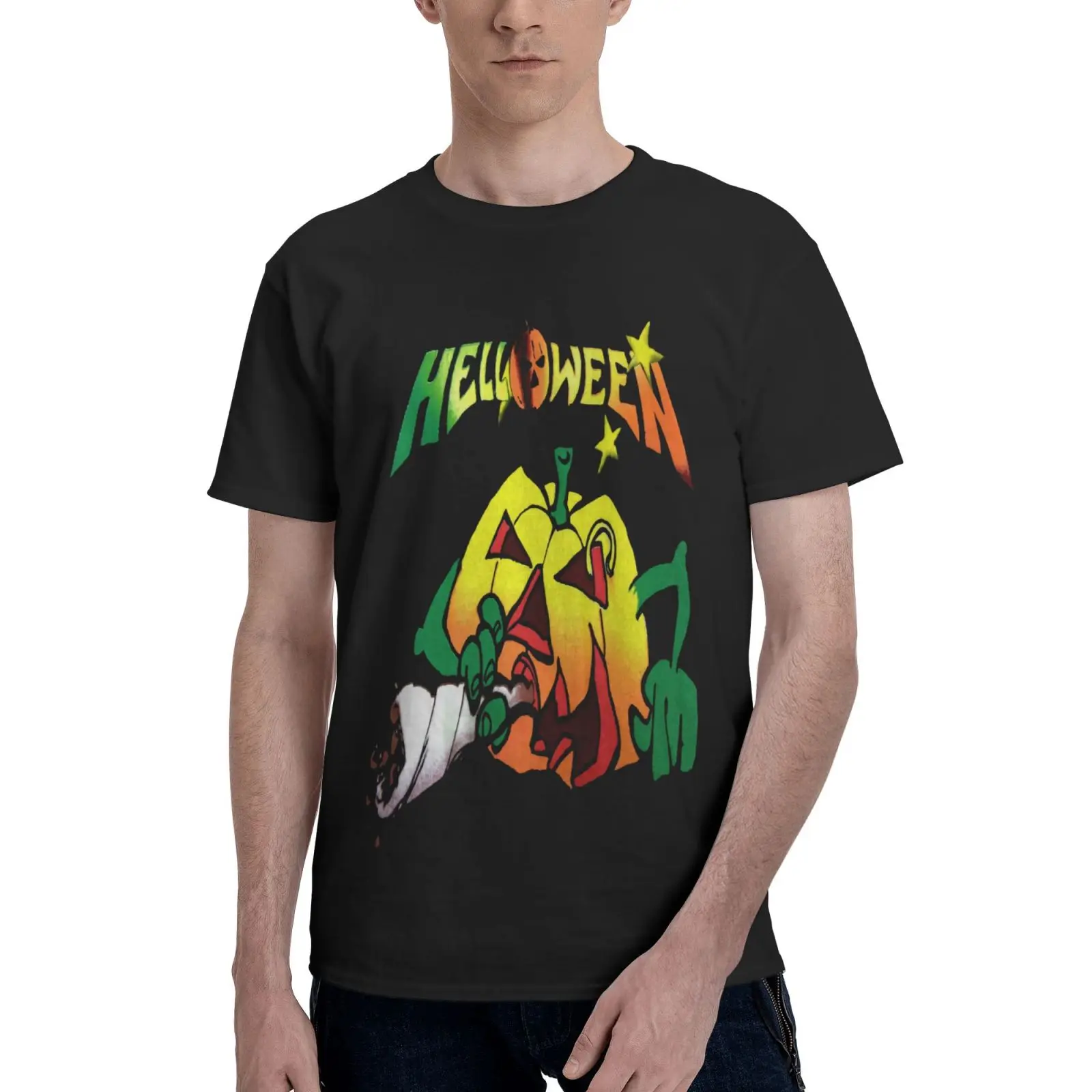 

Футболка Helloween Kim Loai Tour Nhat Ban Мужская Женская футболка женская футболка аниме футболка мужская одежда