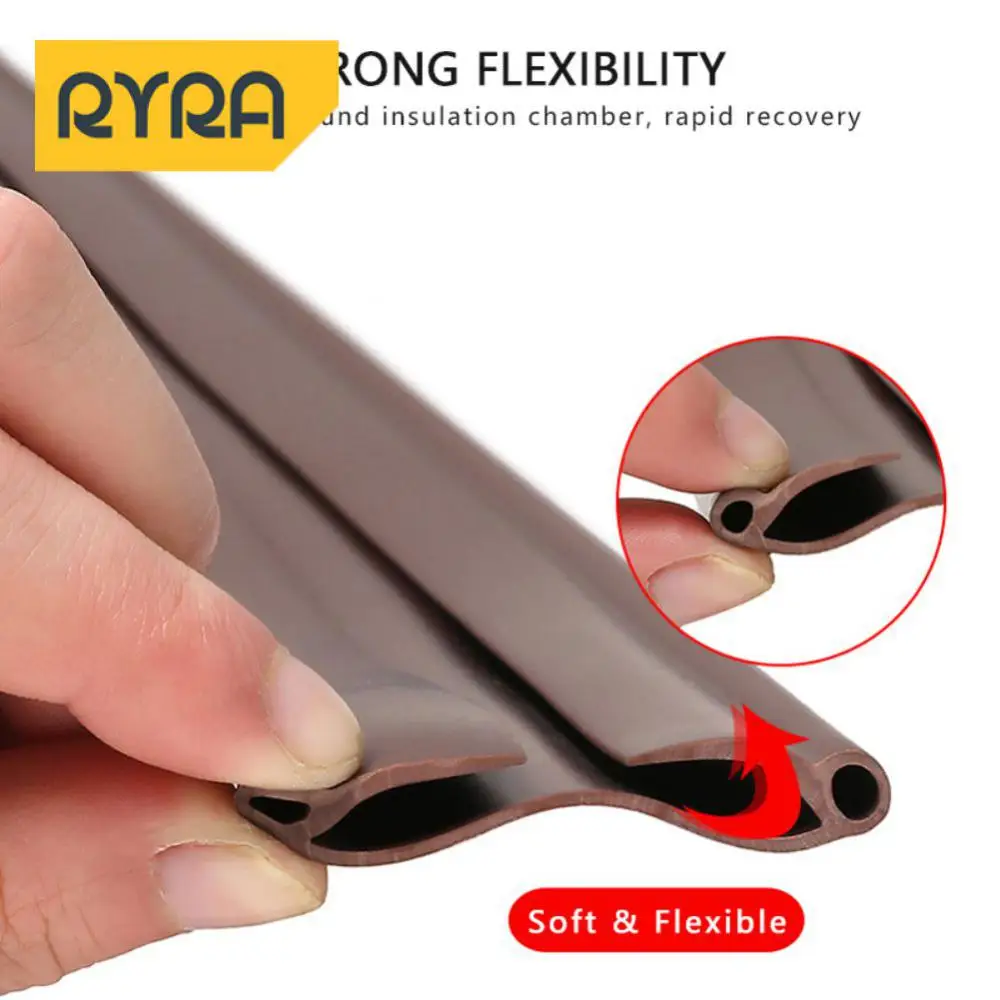 

Draught Excluder Insulator Sealing Blocker 96x5cm Seal Strip Under Door New Pvc Home Accessories Tools Flexible Dustproof Soft