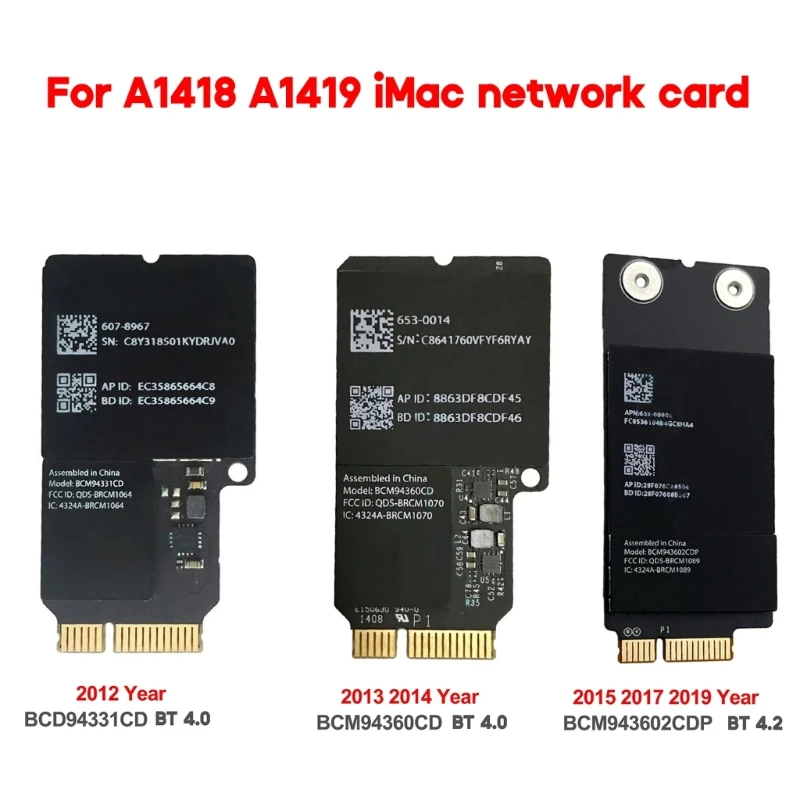 

Wireless Card Original Wifi Airport Card for iMac- 21" A1418 A2116 27" A1419 A2115 BCD94331CD BCM94360CD BCM943602CDP