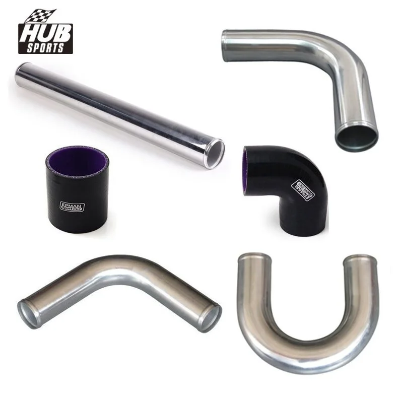 Универсальный черный 2 75 &quot70 мм полированный алюминиевый интеркуллер FMIC набор