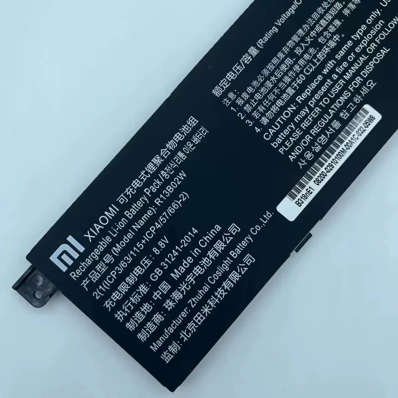 100% оригинал 5230 мАч для Xiaomi Air 13 3 дюймов фотосессия/07/CN/CG 161301-EA/FF/FB/FC/AI R13B01W R13B02W
