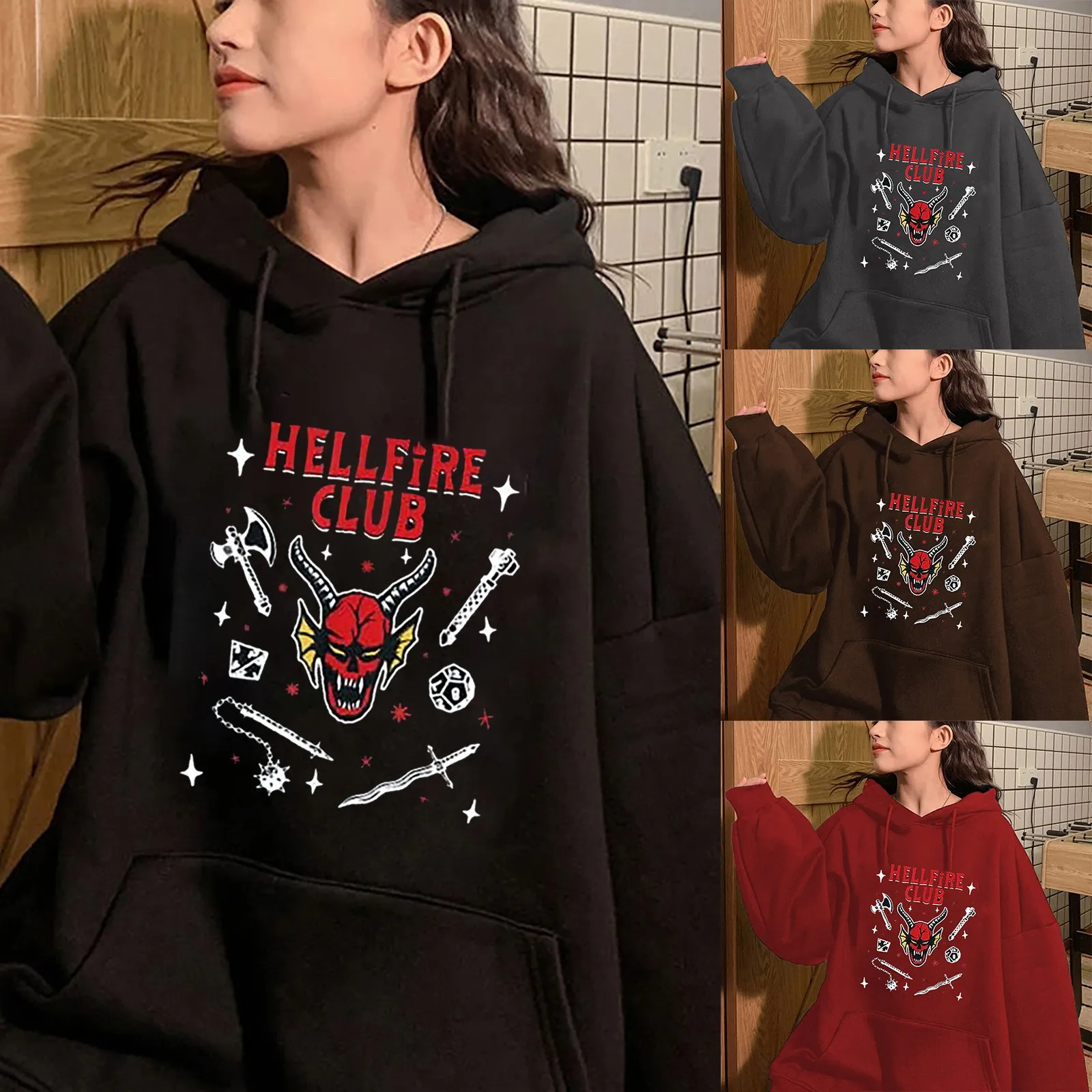 

Hot Sale Brand Stranger Things 3d Print Hoodie Men Harajuku Warm Hoody Fashion Casual Sweatshirt Autumn big size Sportswears