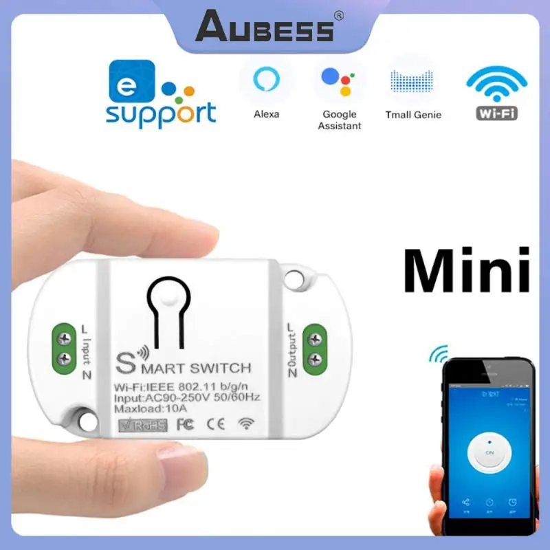 

DIY Smart Wifi 10A Switch Timer Wireless Switches Smart Home Automation Compatible With Amazon Alexa Google Assistant IFTTT