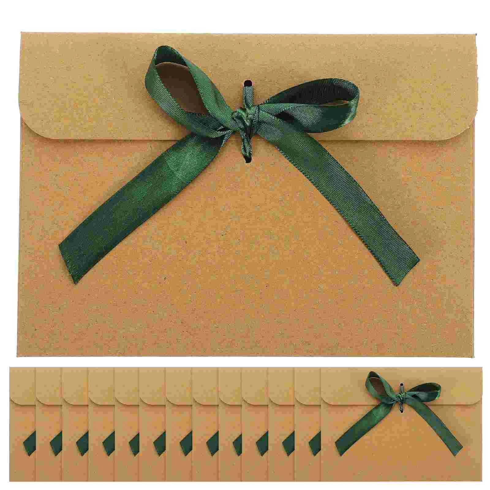 

50 Pcs European Envelope Multi-function Envelopes Invitation Business Small Stationery Paper Letter Supplies Kraft Invitations