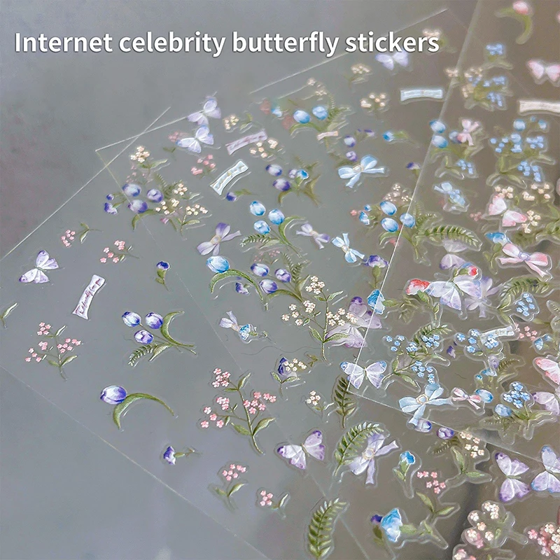 Самоклеящийся мини-бант для дизайна ногтей