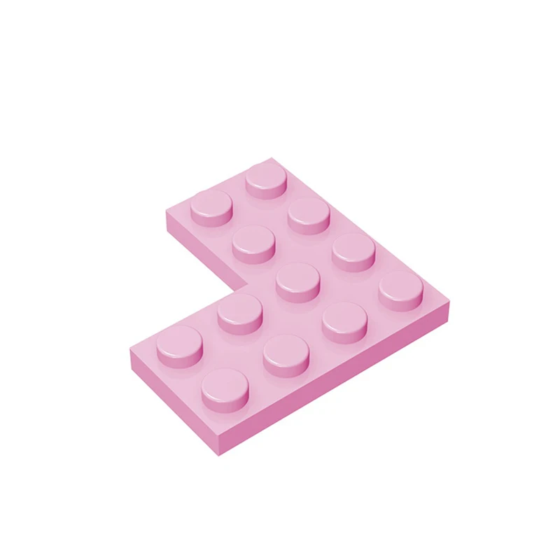 Gobrick, 10 шт., детали MOC, пластина 2x4x4-4, угловая пластина, совместимая с 2639 детскими игрушками, сборные строительные блоки Gobrick, 10 шт., детали MOC, пластина 2x4x4-4, угловая пластина, совместимая с 2639 детскими игрушками, сборные строительные блоки