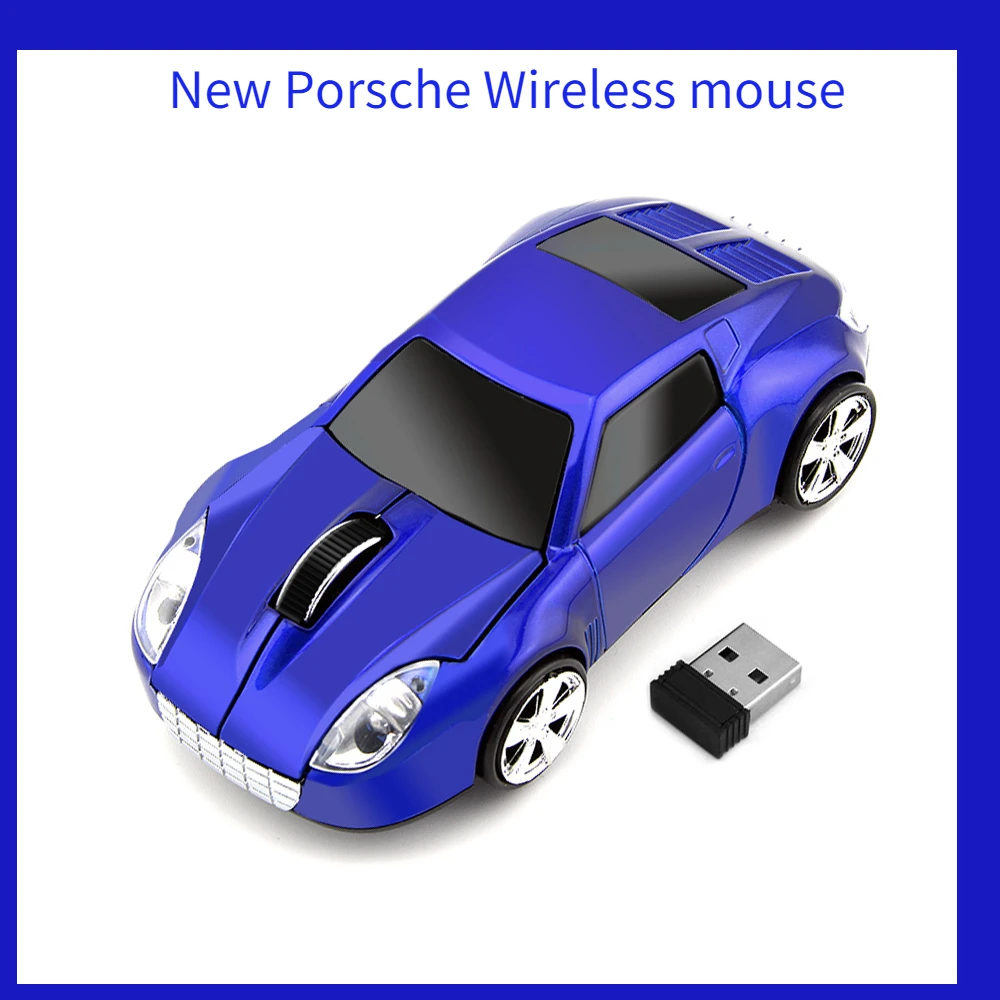 

New Porsche Wireless Gaming Mice 2.4Ghz USB Receiver Portable Car Mouse 1200DPI Ergonomic 3D Mini Mice For PC Laptop Kid'Gift