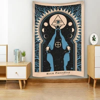 various tarot cards theology illustrations wall hanging tapestry art decor blankets curtains bedroom living room decor