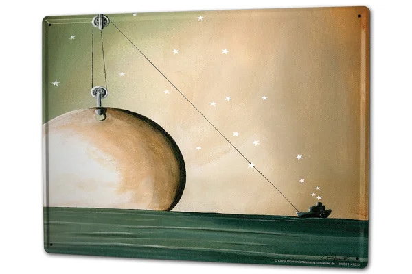 

Tin Sign Maritime Full moon