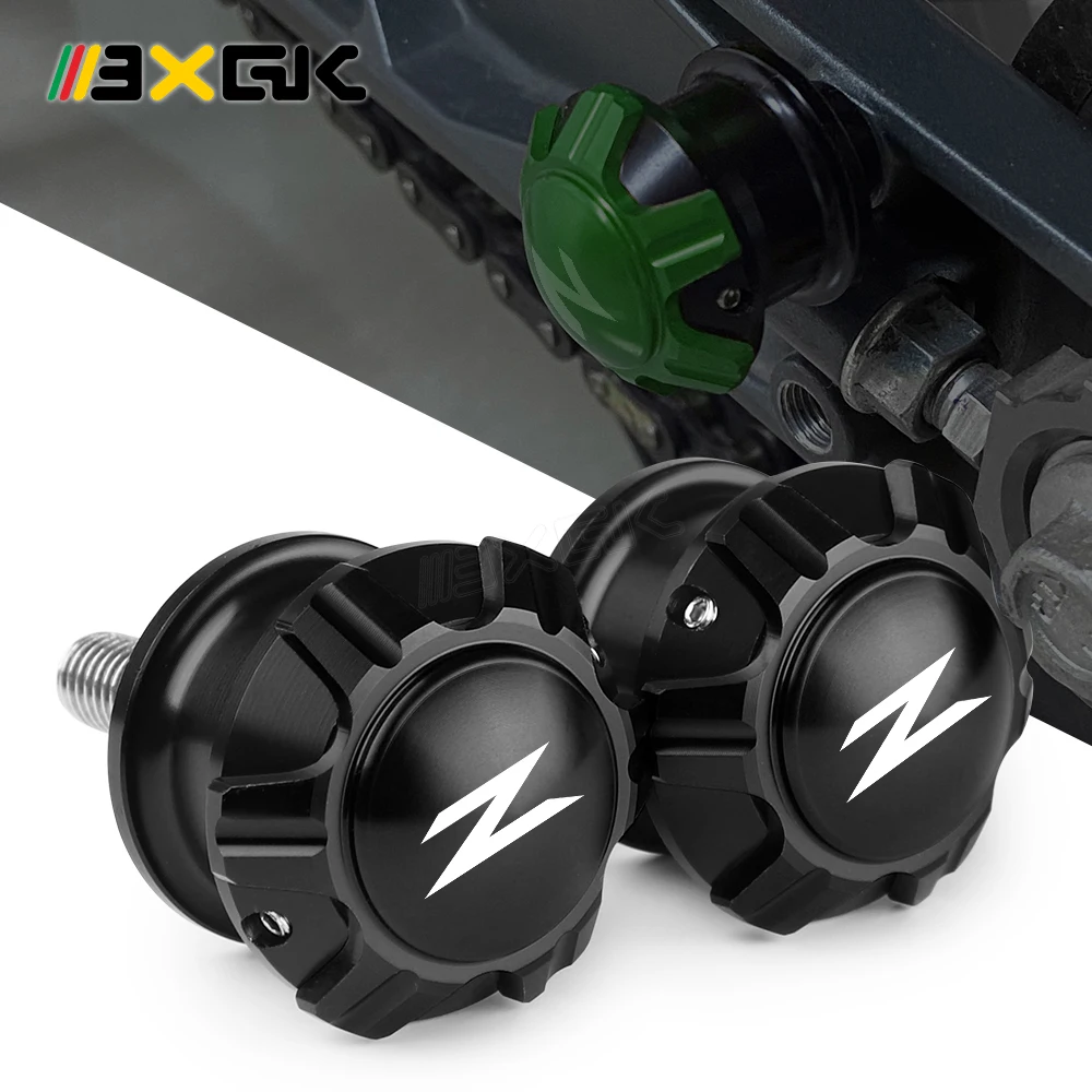 

For Kawasaki Z800 Z900 Z900RS Z650 ZX6R Z400 Motorcycle Swingarm Spools M8 Slider Stand Screws Z1000 2016-2022