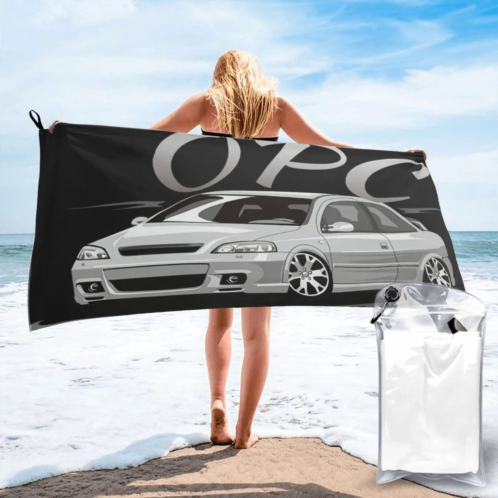 

Пляжное полотенце Opel Astra G Opc 1812, банный халат, женское банное полотенце для рук, пляжное одеяло, Большое пляжное полотенце для ванной