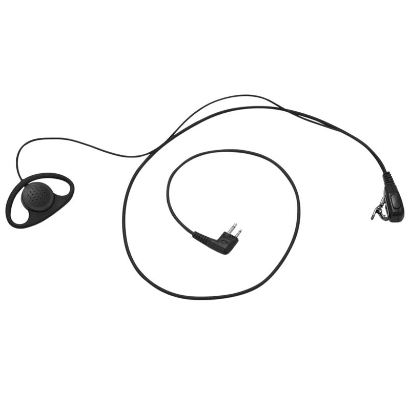

(40 Pack) 2Pin Advanced D Shape Clip-Ear Ptt Headset Earpiece Mic For Motorola 2 Way Radios Gp88s Gp300 Gp68 Gp2000 Gp88