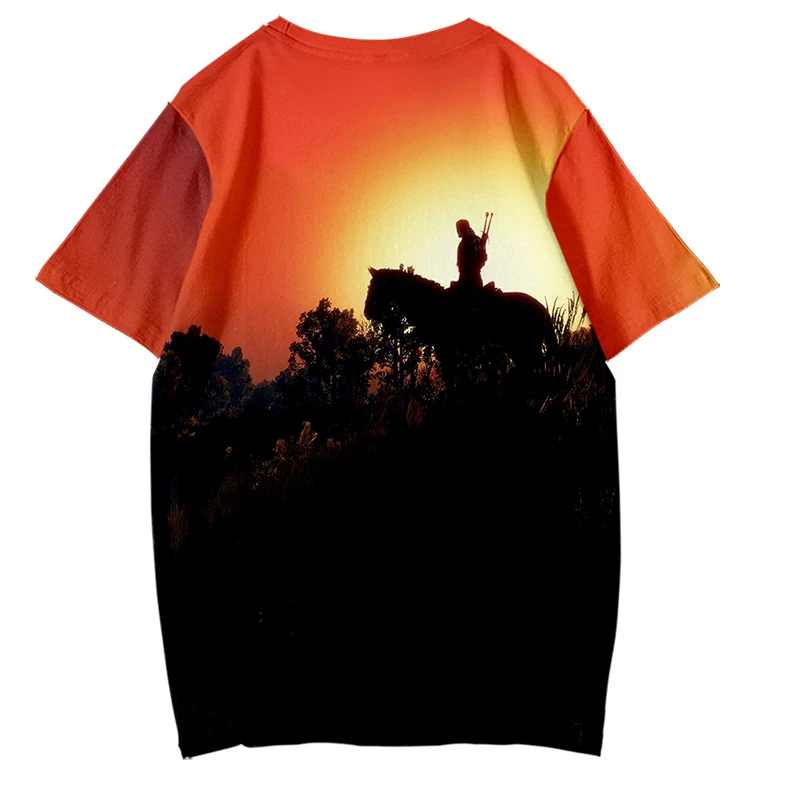 Футболка с коротким рукавом из аниме ведьер