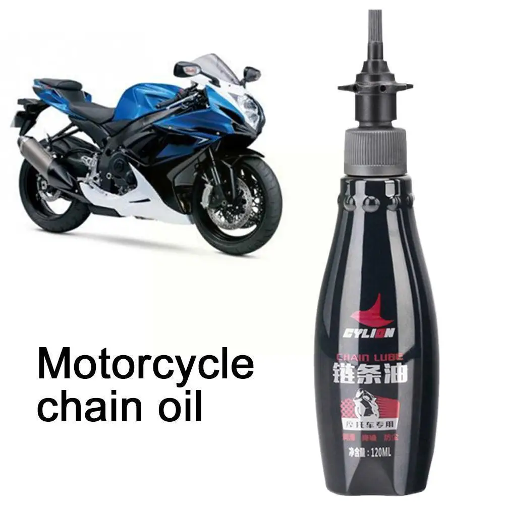 

120ML Motorcycle Chain Oil Lubricating Oil Chain Wax Noise Rust Seal Vehicle Prevention Electric Oil Maintenance Reduction F4U9