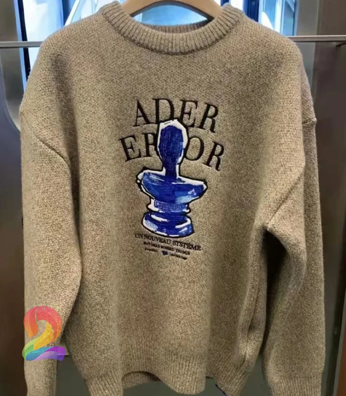 

Свитер Adererror, свободный трикотажный свитер в стиле оверсайз