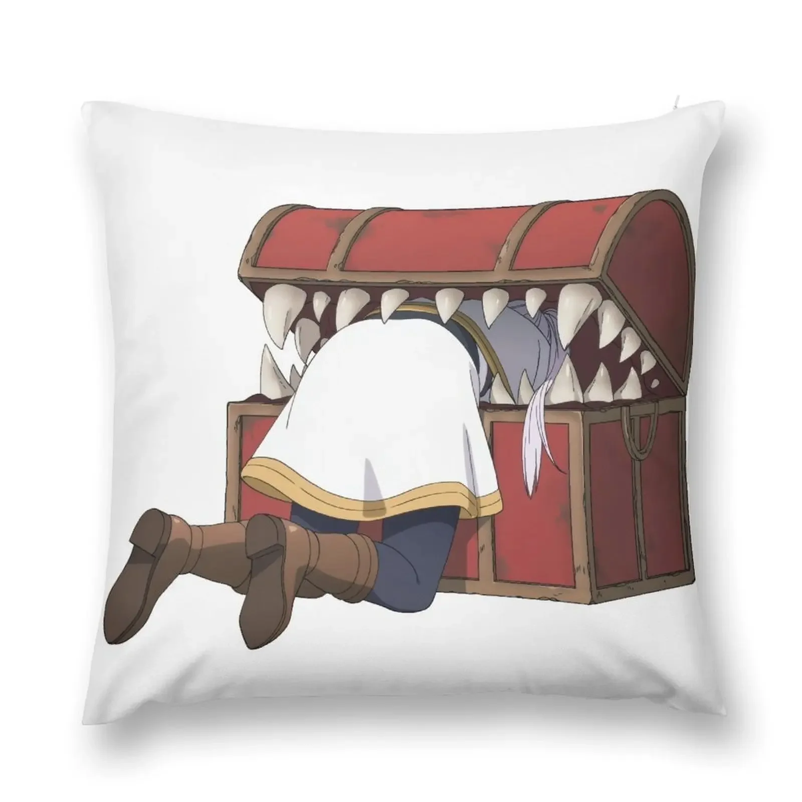 Frieren eaten by Mimic Декоративная подушка Рождественские чехлы Наволочки Чехлы для