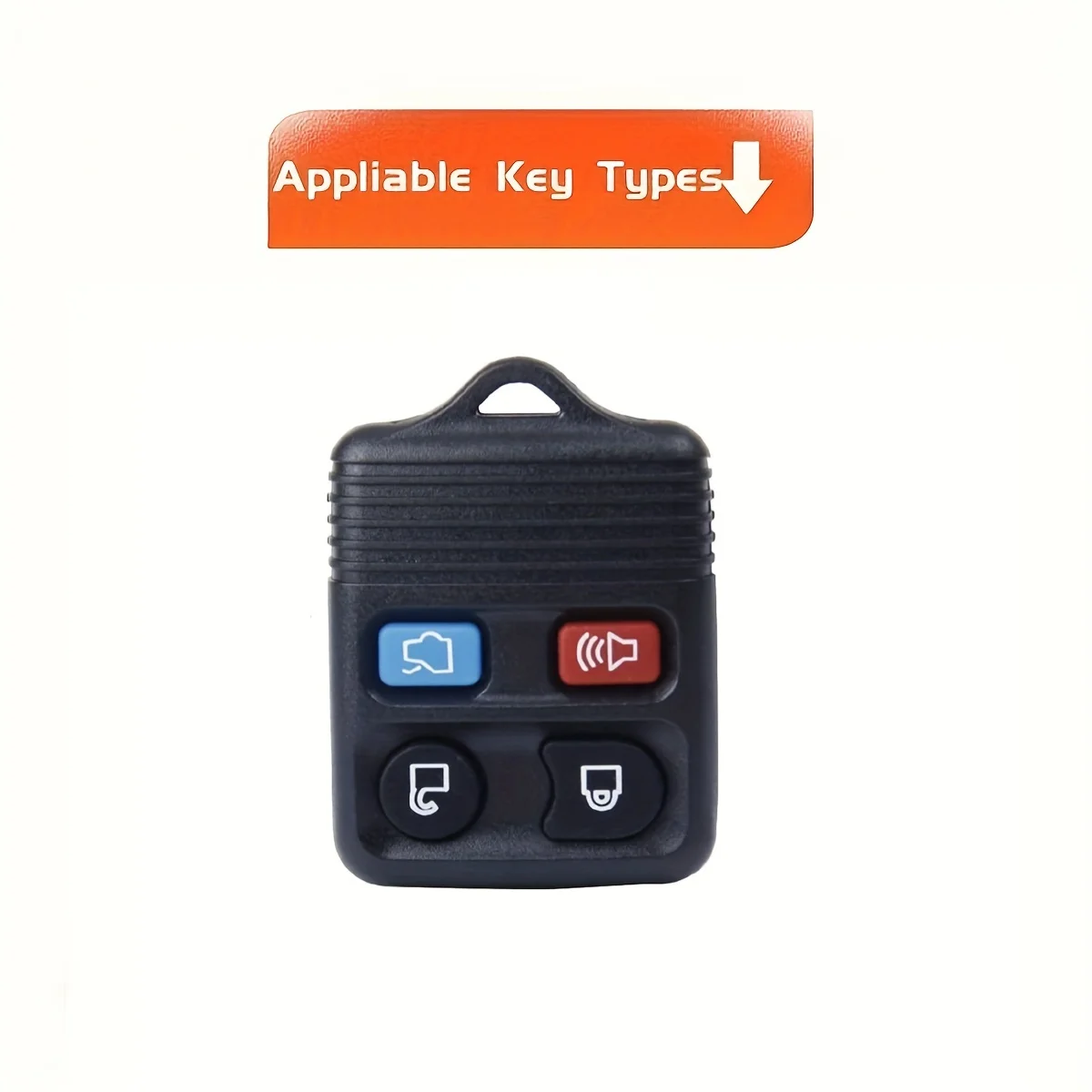 Чехол-брелок для ключей Ford Mustang Focus Explorer Edge Taurus брелок-брелок Lincoln Mercury с 4 кнопками